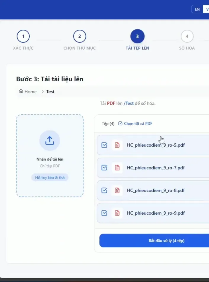 Giao diện kiểm duyệt trước khi xuất Excel