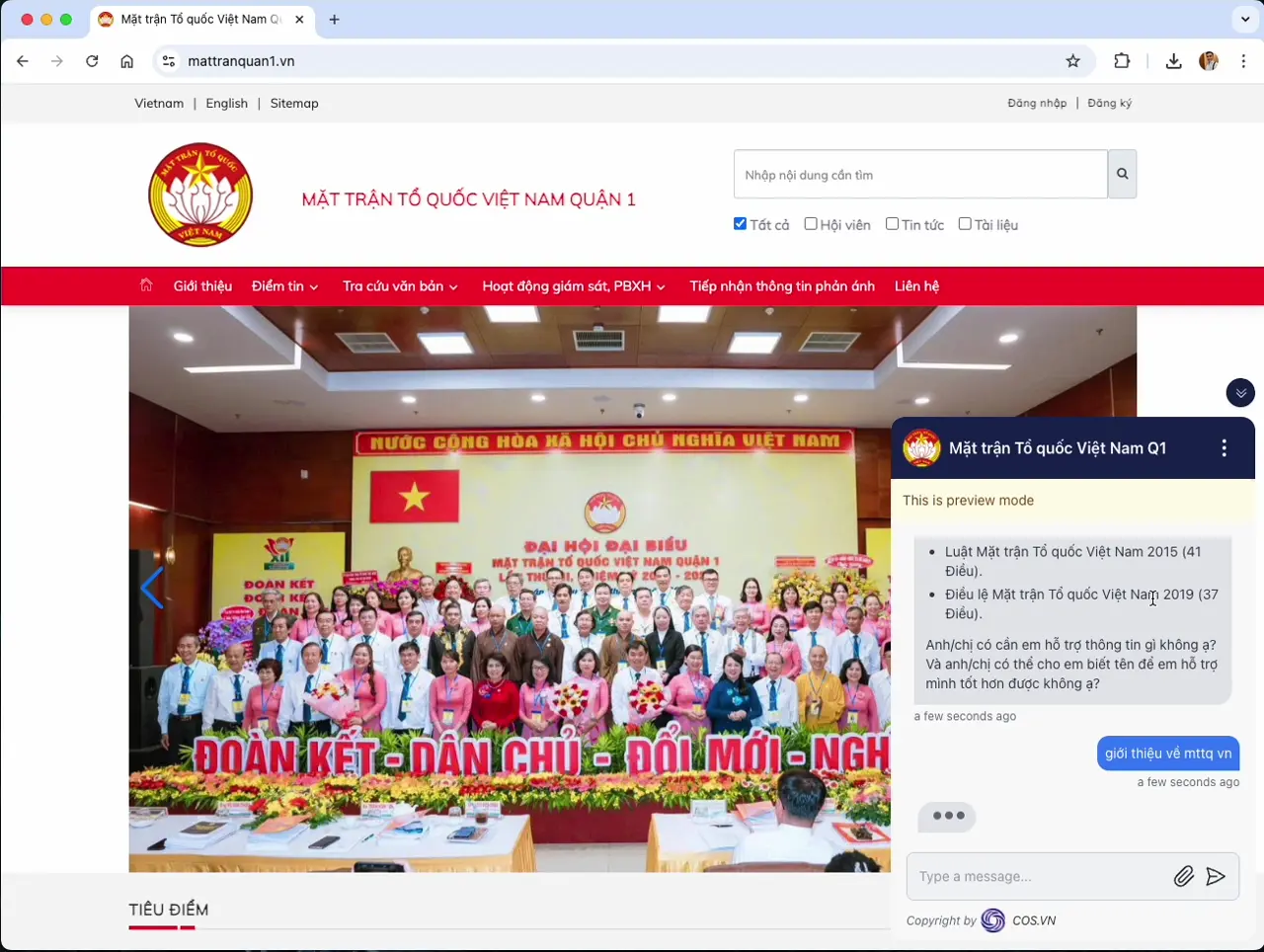 Agent hỏi đáp cho người dân